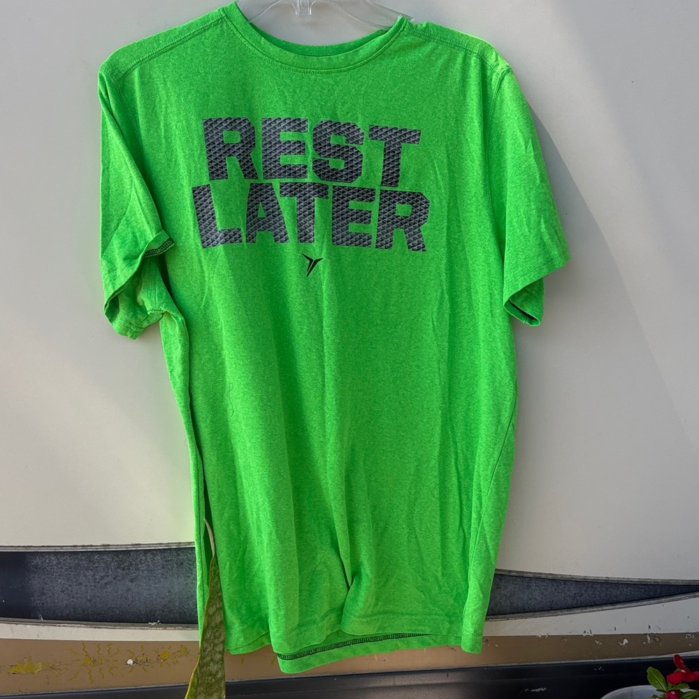 Old Navy Bright Green Graphic Tee